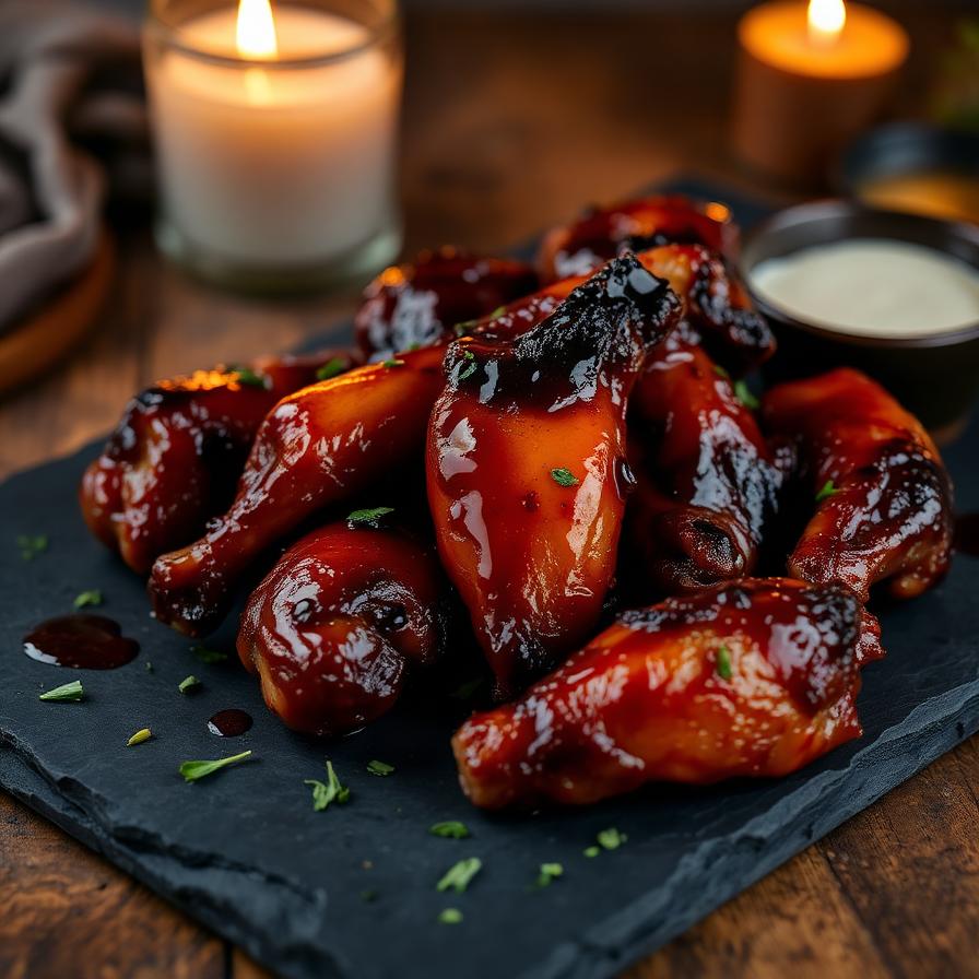 BBQ chicken wings